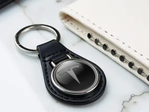 Tesla Keyfob Stylish Leather Premium Touch